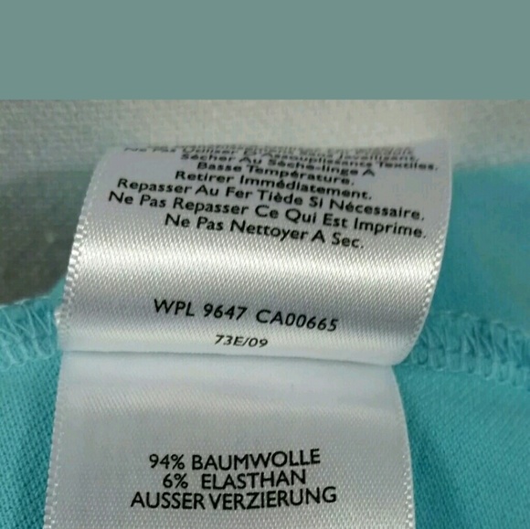 Eddie Bauer plus size 1X blue yellow top - Picture 8 of 8